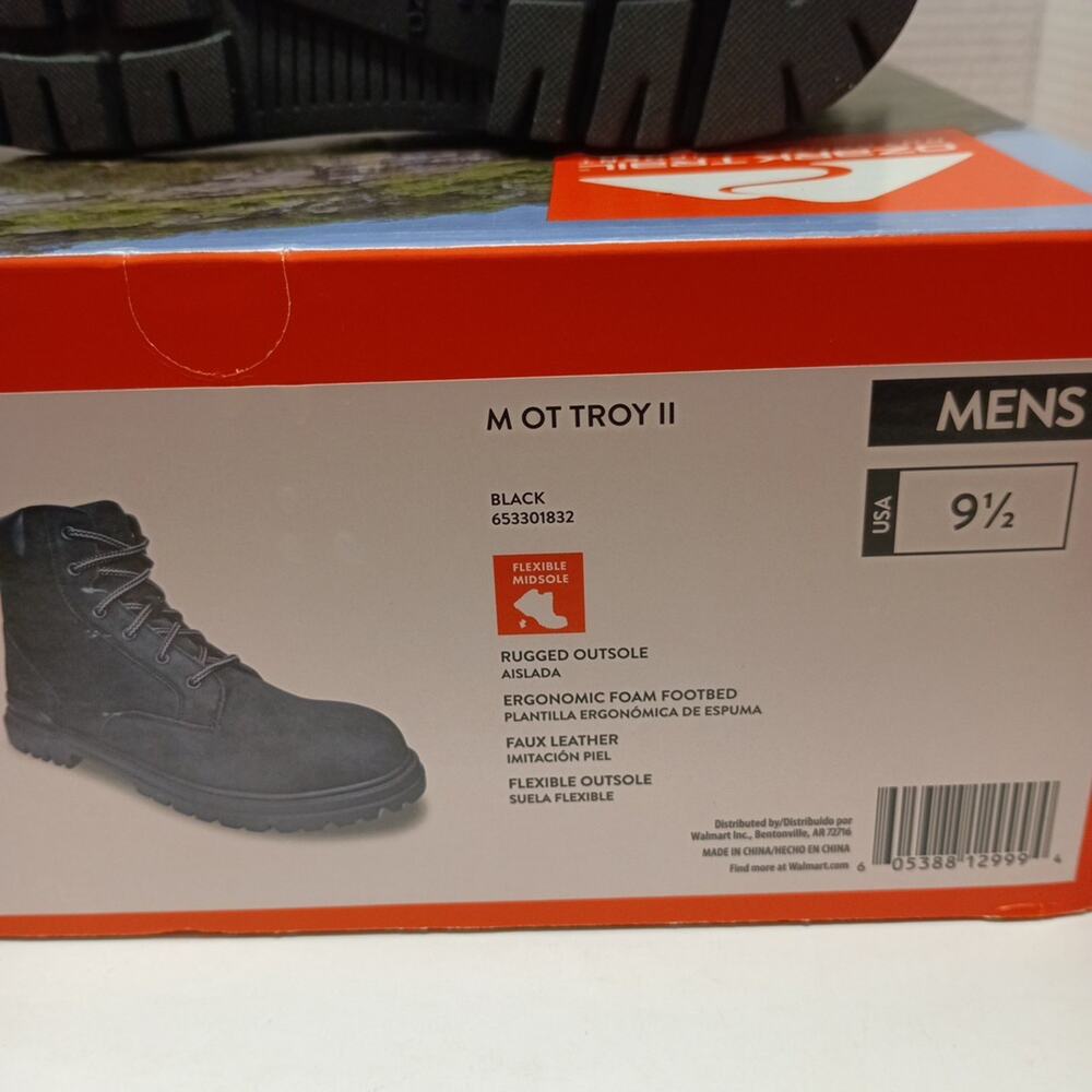 Ozark Trail New Size US 9.5 Men's Boot Troy II Black Hunting Hiking Outdoor - Picture 8 of 8